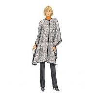 butterick ladies easy sewing pattern 6250 jacket coat wrap