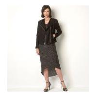 Butterick Ladies Sewing Pattern 6169 Asymmetric Jacket & Loose Fit Dresses