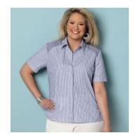 Butterick Ladies Easy Sewing Pattern 6070 Shirt Blouse Top