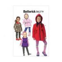 butterick girls easy sewing pattern 6279 waistcoat jackets