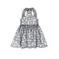 Butterick Childrens Easy Sewing Pattern 5914 Dresses & Belt