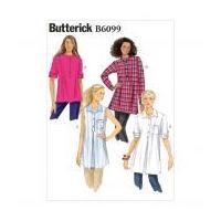 Butterick Ladies Easy Sewing Pattern 6099 Loose Fit Pullover Tunic Tops
