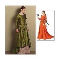 Butterick Ladies Sewing Pattern 4827 Historical Costume Medieval Dress & Belt