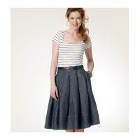 Butterick Ladies Easy Sewing Pattern 5756 Skirts