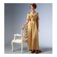 Butterick Ladies Sewing Pattern 6190 Empire-Waist Dress & Jacket Vintage Costume