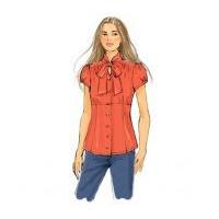 Butterick Ladies Easy Sewing Pattern 6133 Pretty Blouse Tops