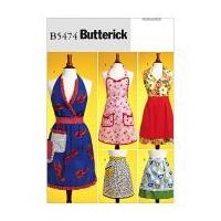 Butterick Ladies Easy Sewing Pattern 5474 Aprons with Fun Details