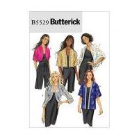 Butterick Ladies Easy Sewing Pattern 5529 Cardigans, Jackets & Tops