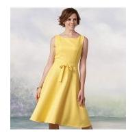 butterick ladies easy sewing pattern 4443 dresses belt