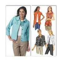 Butterick Ladies Easy Sewing Pattern 5616 Waistcoat & Jackets