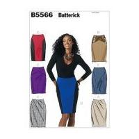 Butterick Ladies Easy Sewing Pattern 5566 Pencil Skirts