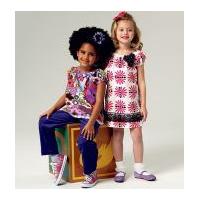 butterick childrens sewing pattern 5776 dress top shorts pants bag