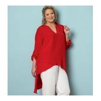 Butterick Ladies Plus Size Easy Sewing Pattern 6069 Tunic Tops & Pants
