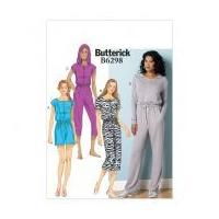Butterick Ladies Easy Sewing Pattern 6298 Casual Romper & Jumpsuit