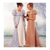 butterick ladies sewing pattern 6630 historical costume coat dresses