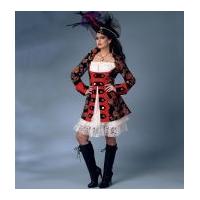 Butterick Ladies Sewing Pattern 6114 Pirates Fancy Dress Costume