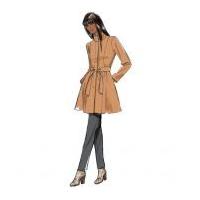 butterick ladies easy sewing pattern 5966 jacket coat belt