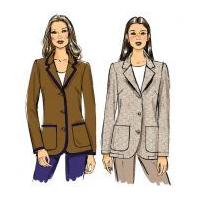 butterick ladies easy sewing pattern 5926 smart jackets