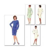 butterick ladies plus sizes sewing pattern 5628 fitting shell dress