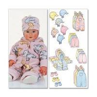 butterick baby sewing pattern 5584 jumpsuit jacket accessories