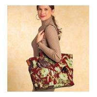 butterick accessories easy sewing pattern 5267 tote bags in 3 variatio ...