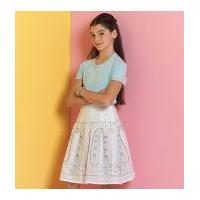 Butterick Childrens Easy Sewing Pattern 4722 Summer Skirts