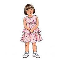 Butterick Childrens Easy Sewing Pattern 4434 Dresses