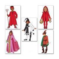 Butterick Childrens Easy Sewing Pattern 4319 Classic Character Costumes