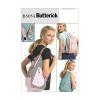 butterick accessories easy sewing pattern 5054 backpacks mp3 player co ...