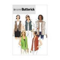 Butterick Ladies Easy Sewing Pattern 5359 Waistcoats & Tops