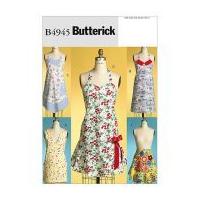 Butterick Ladies Easy Sewing Pattern 4945 Classic Aprons