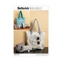 Butterick Accessories Sewing Pattern 6361 Tote Bags & Cosmetic Pouches