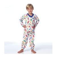 Butterick Boys Easy Sewing Pattern 6126 Pyjama Tops, Shorts & Pants