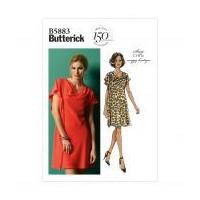 Butterick Ladies Easy Sewing Pattern 5883 Asymmetric Drape Dress