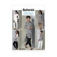 Butterick Ladies Easy Sewing Pattern 6294 Tunic Tops & Trouser Pants
