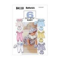 Butterick Toddlers Sewing Pattern 4110 Jumpsuits, Hats, Dresses & Panties