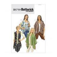 Butterick Ladies Easy Sewing Pattern 5759 Jacket & Waistcoat