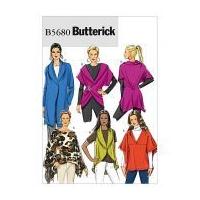 butterick ladies easy sewing pattern 5680 wraps jackets