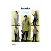 Butterick Ladies Easy Sewing Pattern 6389 Top, Tunic, Waistcoat & Pull On Pants