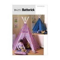 Butterick Childrens Easy Sewing Pattern 4251 Teepee & Mat