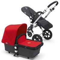 bugaboo cameleon 3 cabriofix ts aluminium dark greyred