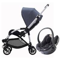 bugaboo bee 5 besafe i size travel system silverblueblack