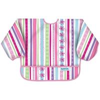 bumkins sleeved bib girls ribbons