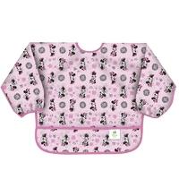 bumkins disney sleeved bib minnie mouse