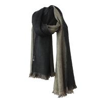 Bufandy-Scarfs - Shawl Fabian Doble - Black