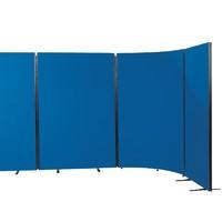 Busyscreen W 900mm x H 1525mm Partition System Woven Cloth Royal Blue