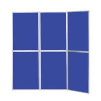 Busyfold Heavy Duty W 2100mm x H 2000mm Panel Display Systems Royal Blue