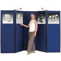 Busyfold Light W 1800mm Display System Royal Blue