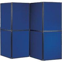 Busyfold Light W 2100mm x H 2000mm XL 7 Panel Display System Blue and Grey