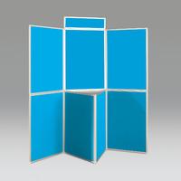 busyfold heavy duty w 2100mm x h 1200mm panel display systems light bl ...